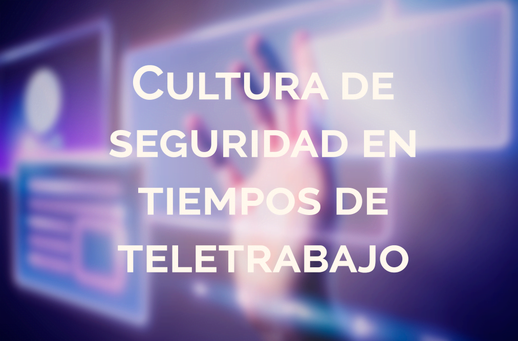 Cultura de seguridad en tiempos de teletrabajo