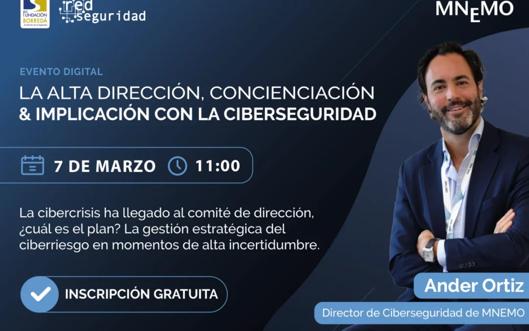 Ander Ortiz (MNEMO España): «La gestión estratégica del ciberriesgo en momentos de alta incertidumbre»